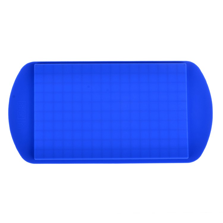 Mini Square 160 Silicone Ice Cube Mould Easy-Release Silicone Ice Cube Tray - Blue-9