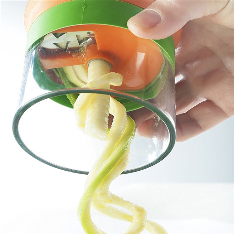 Colorized Handheld Vegetable Spiralizer Fruit Vegetable kitchen Spiral Cutter-7