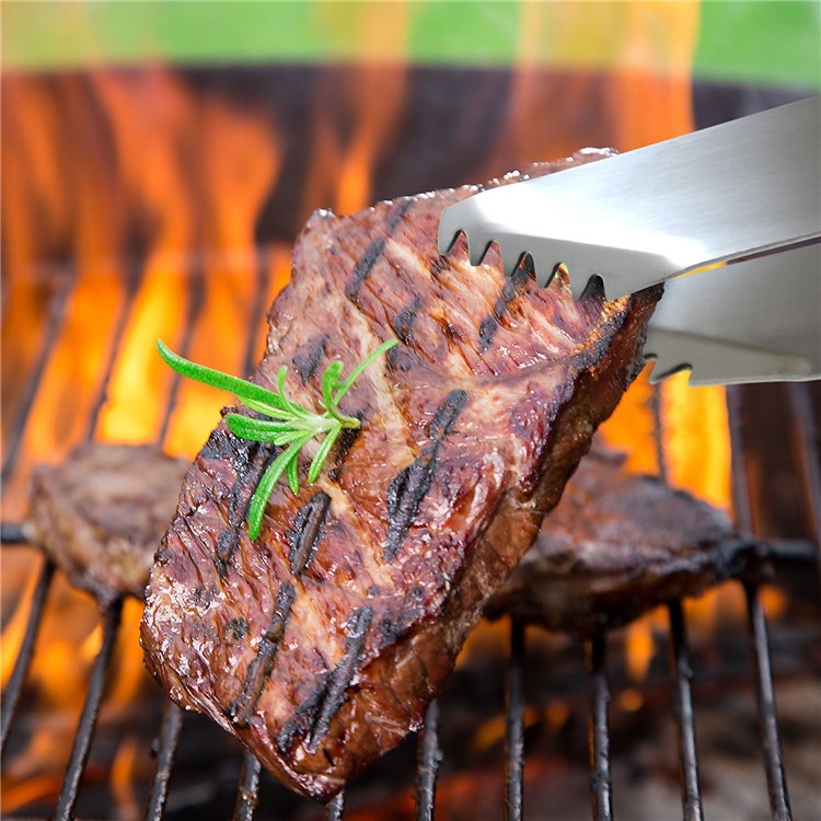 3-in-1 Spatula + Tong + Fork BBQ Grill Tool Set-2