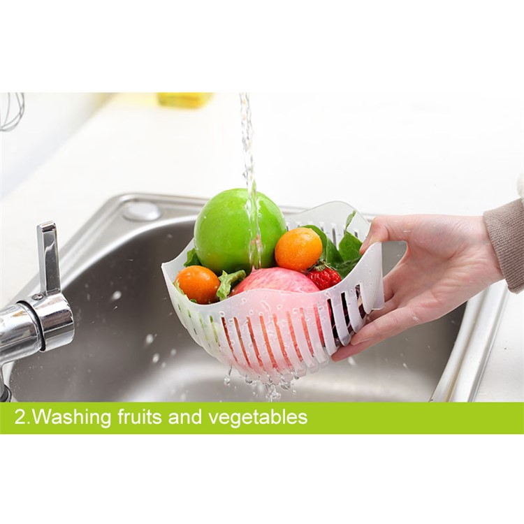 60-Second Salad Maker Cutter Bowl Easy Make Your Salad in 60 Seconds-6
