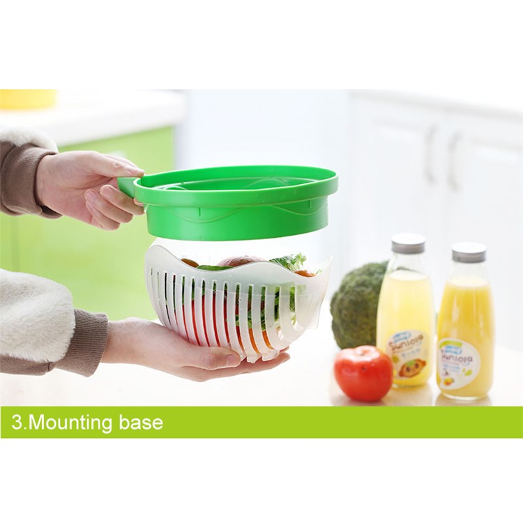 60-Second Salad Maker Cutter Bowl Easy Make Your Salad in 60 Seconds-7