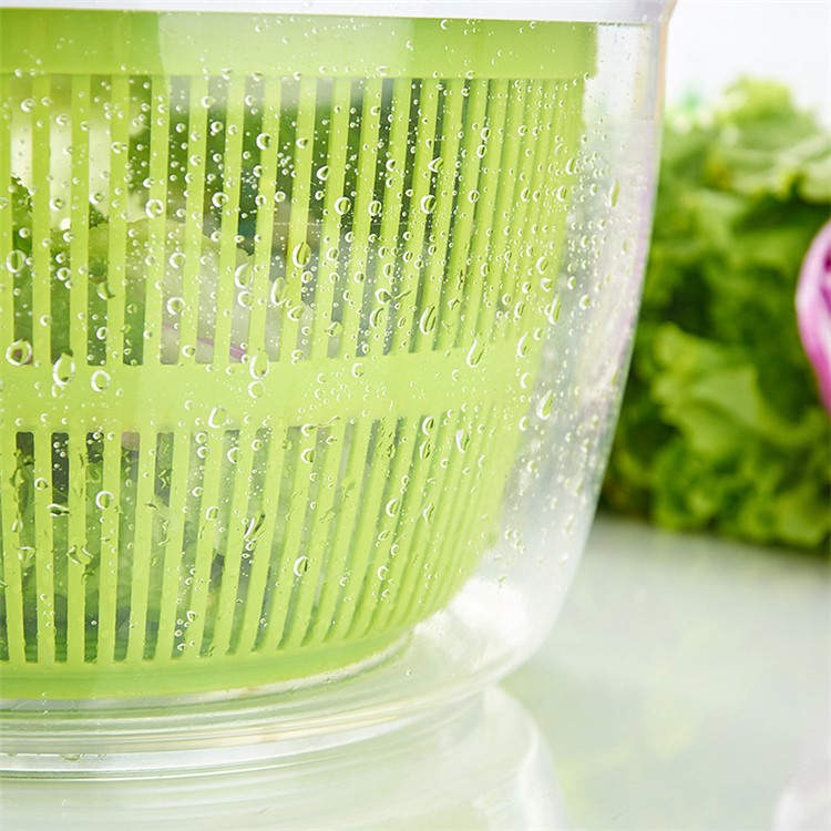 5L Manual Salad Spinner Lettuce Vegetables Washer-12