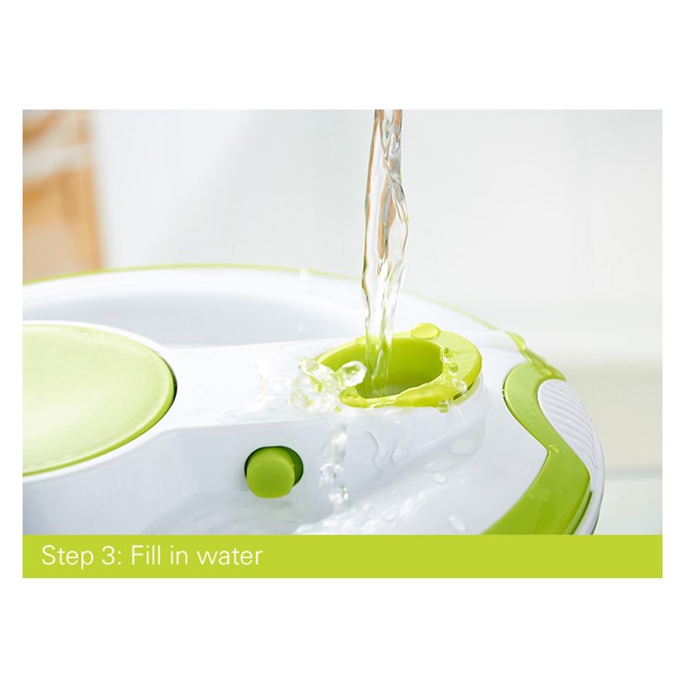 5L Manual Salad Spinner Lettuce Vegetables Washer-6