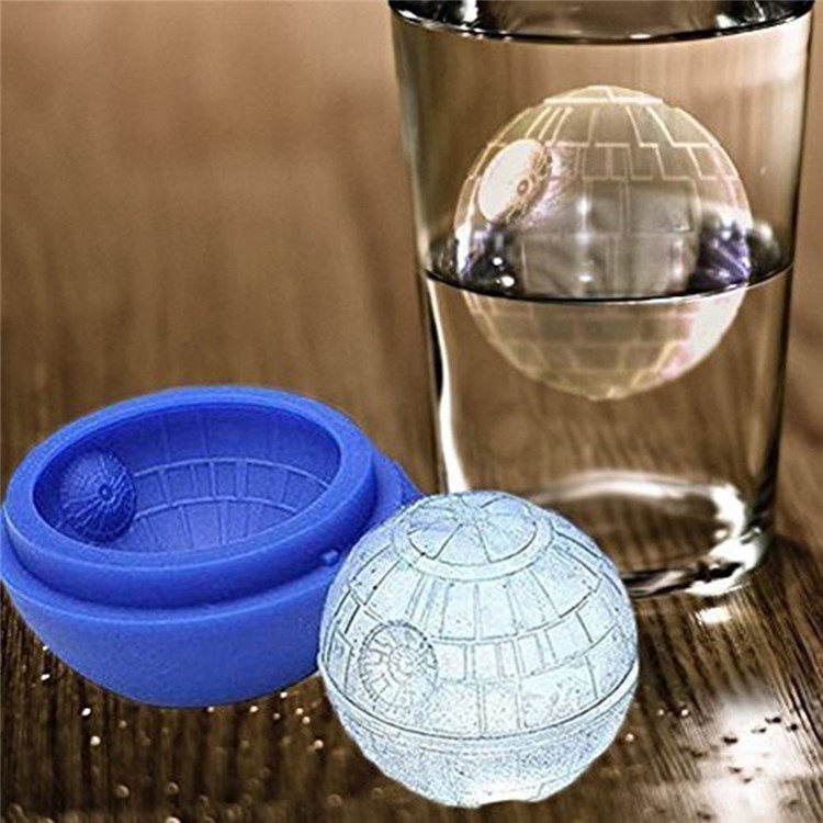 Round Shape Mini Silicone Ice Cube Candy Cake Chocolate Mold - Blue-6
