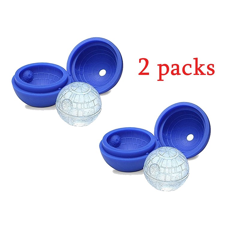 Round Shape Mini Silicone Ice Cube Candy Cake Chocolate Mold - Blue-8