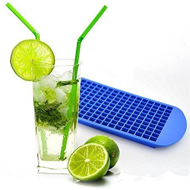 Round Shape Mini Silicone Ice Cube Candy Cake Chocolate Mold - Blue-9