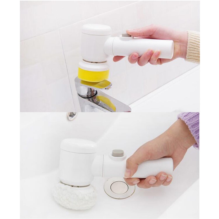 3 in 1 Magic Electric Cleaning Brush Multifunctional Brush for Bathtub Kitchen Carpet etc-5