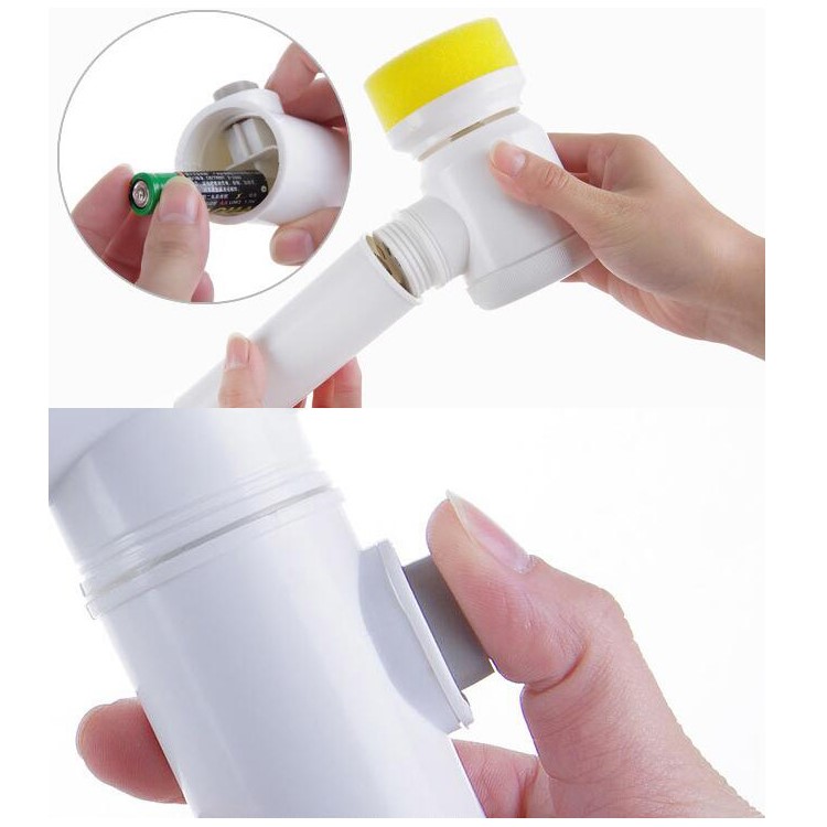 3 in 1 Magic Electric Cleaning Brush Multifunctional Brush for Bathtub Kitchen Carpet etc-6