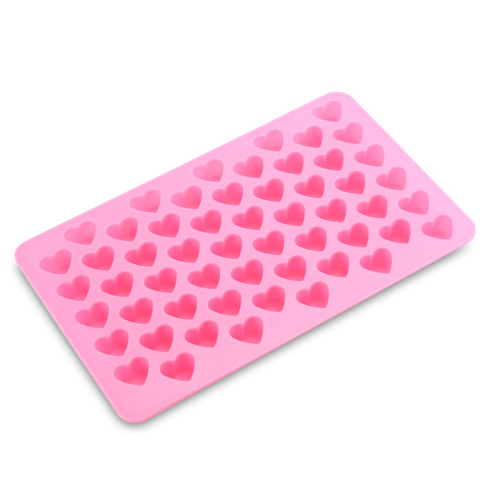 Mini Silicone Heart Shape Ice Cube Candy Chocolate Mold-1