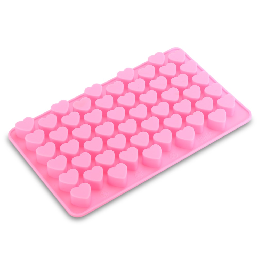 Mini Silicone a Forma di Cuore Cubo Ghiaccio Caramella Cioccolato Stampo