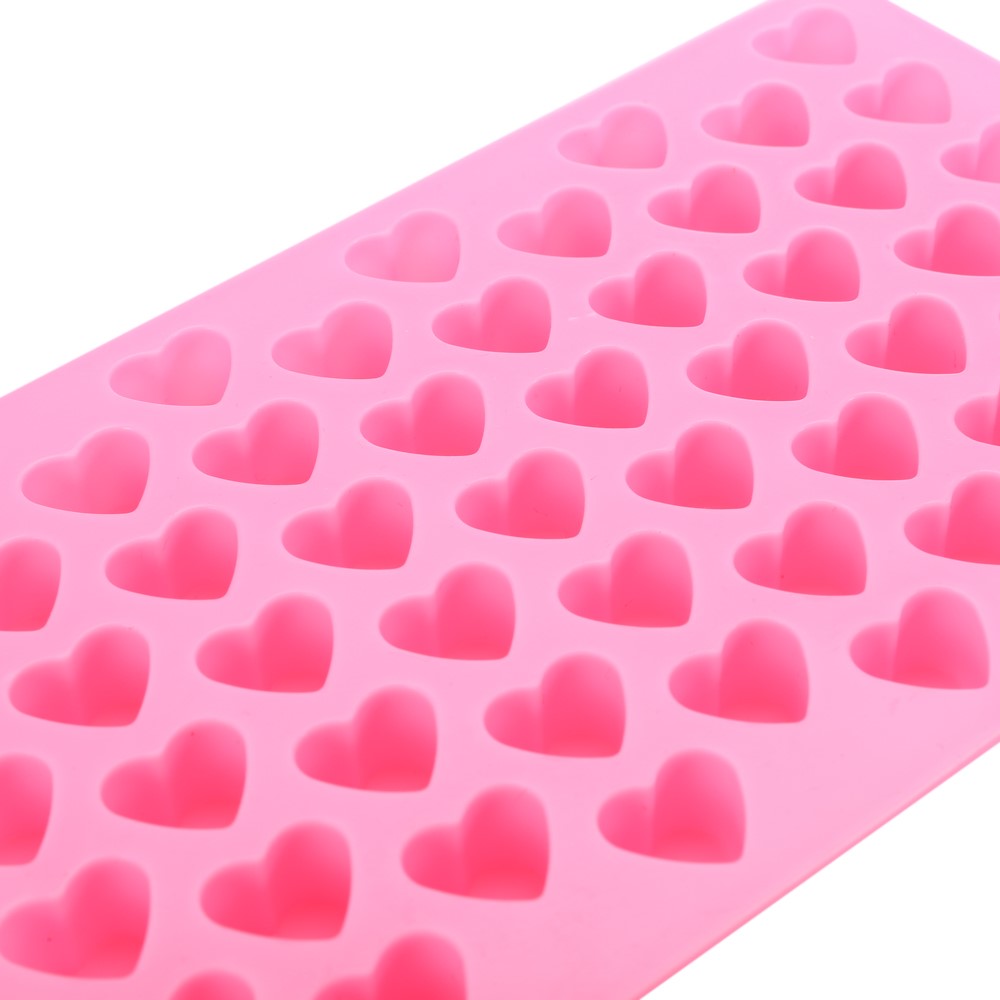 Mini Silicone Heart Shape Ice Cube Candy Chocolate Mold-4