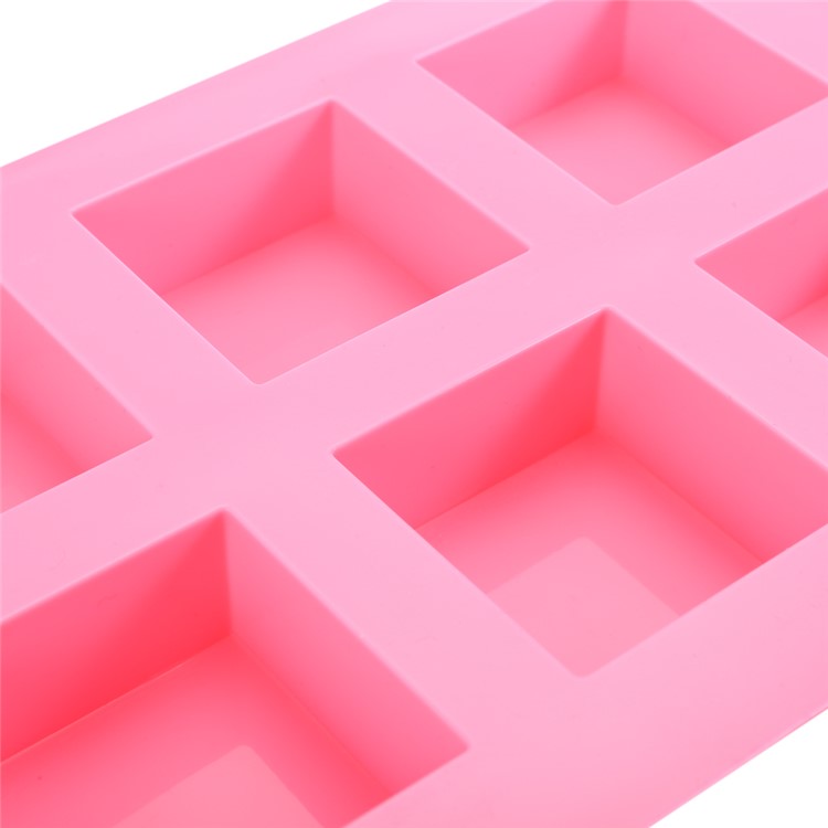 Eiswürfel-Süßigkeitkuchenform Mit 6 Fächern Silikonquadratform-3