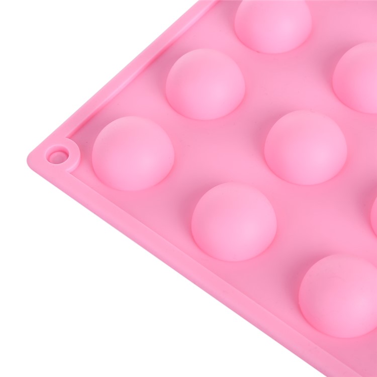 24 Compartments Mini Silicone Semi-circle Shape Ice Cube Candy Cake Mold-3