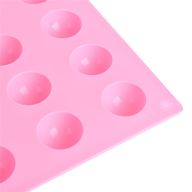 24 Compartments Mini Silicone Semi-circle Shape Ice Cube Candy Cake Mold-4