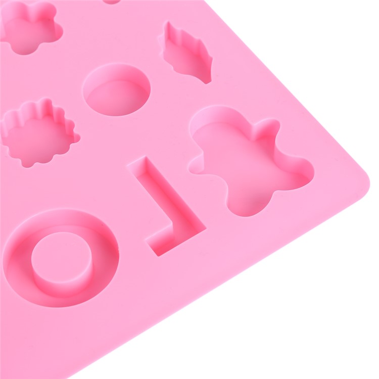 LOVE Pattern Mini Silicone Ice Cube Candy Cake Chocolate Mold-4
