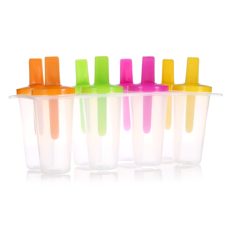 8PCS/Lot Reusable Popsicle Molds Ice Cream Pop DIY Maker-1