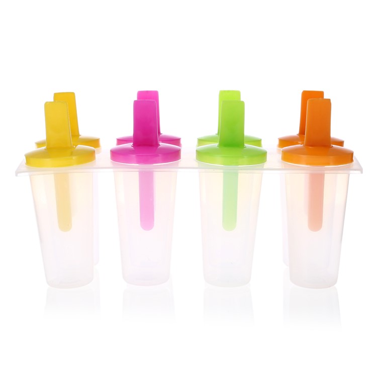 8PCS/Lot Reusable Popsicle Molds Ice Cream Pop DIY Maker-4