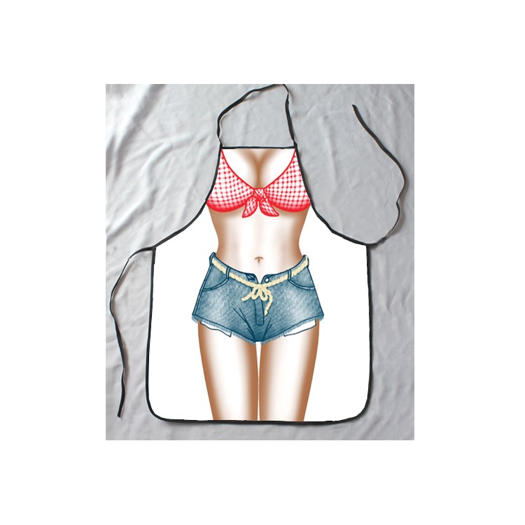 Funny Apron Bikini & Shorts Sexy Kitchen Apron Funny Creative Cooking Apron - Bikini and Short Pants-1