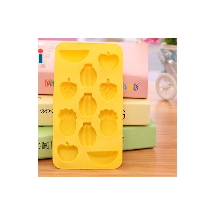 Duck Shape Mini Silicone Ice Candy Cube Chocolate Mold - Yellow-2