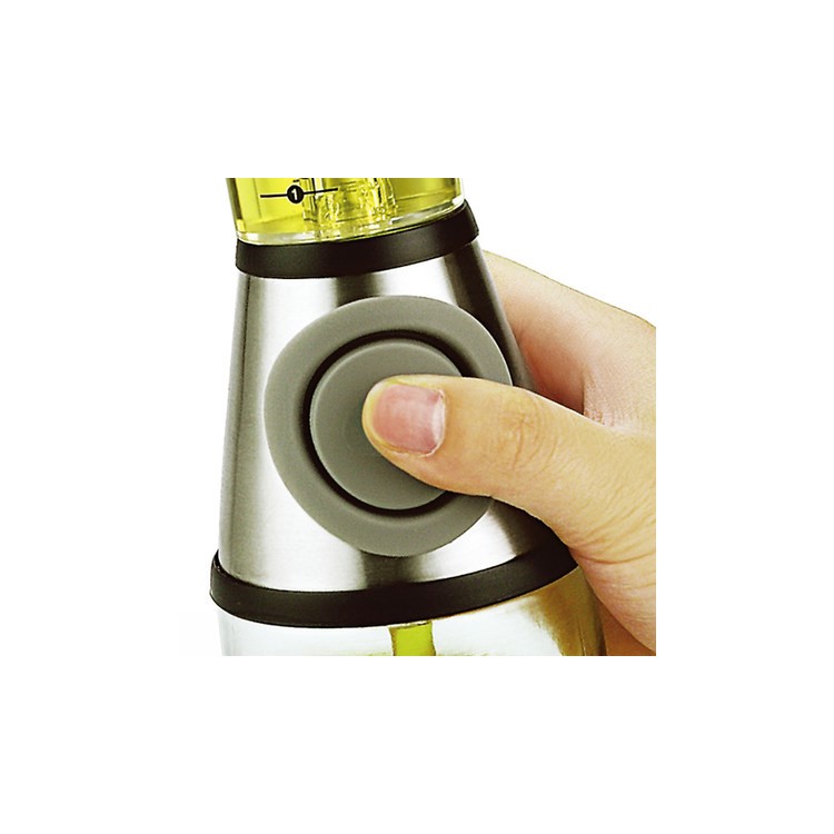 500ml Press Type Glass Bottle Oil Measure Dispenser Multi-functional Vinegar Sauce Bottle-4