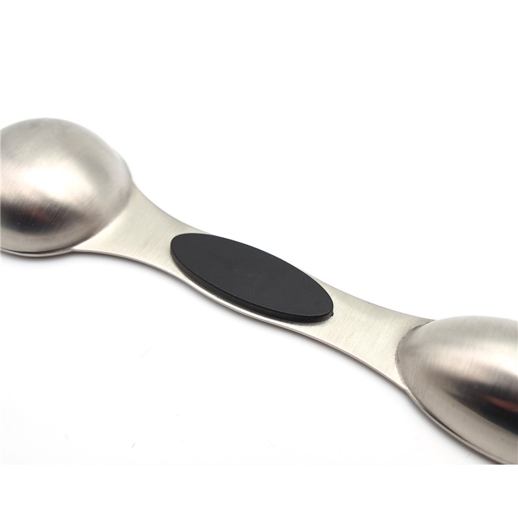 5PCS Stainless Steel Kitchen Baking Measuring Spoons - Black-8