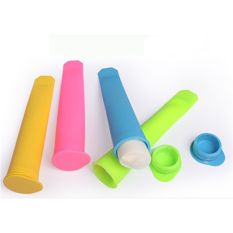 10Pcs/Set Silicone Ice Pop Molds 10 Vibrant Colors-12