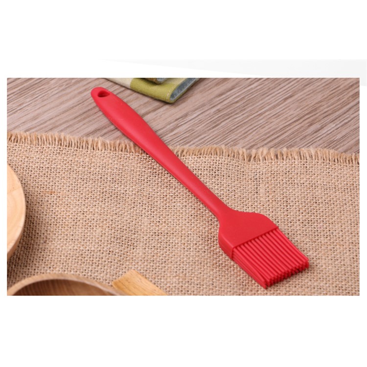 Small High & Low Temperature Resistance BBQ Sauce Brush (21.5x4 cm) - Red-2