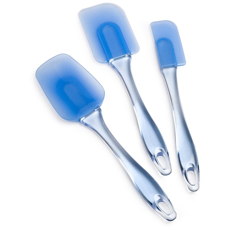 3 Piece Safe Environmental Flexible Silicone Spatula for Cooking Baking Cleaning-4