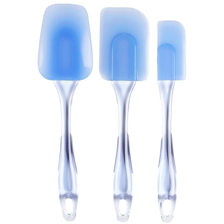 3 Piece Safe Environmental Flexible Silicone Spatula for Cooking Baking Cleaning-9