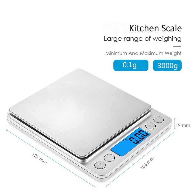 1Kg/0.1g High Accuracy Digital Scale Kitchen Food Jewelry Scale with LCD Display-5