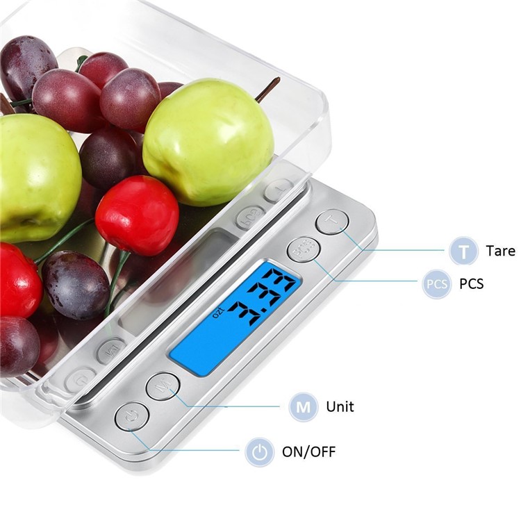 1Kg/0.1g High Accuracy Digital Scale Kitchen Food Jewelry Scale with LCD Display-8