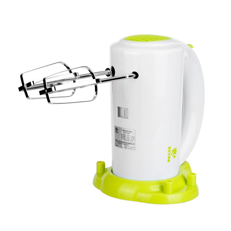 Large power Household Electrical Egg Beater Dough Maker - Green + White / EU Plug-2