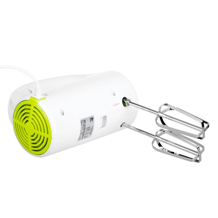 Large power Household Electrical Egg Beater Dough Maker - Green + White / EU Plug-4