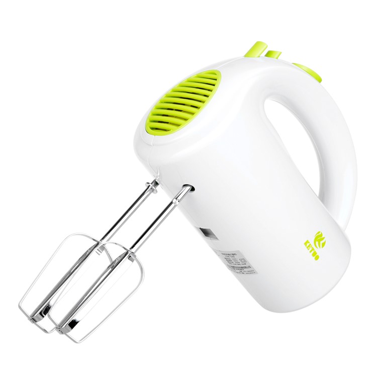 Large power Household Electrical Egg Beater Dough Maker - Green + White / EU Plug-5