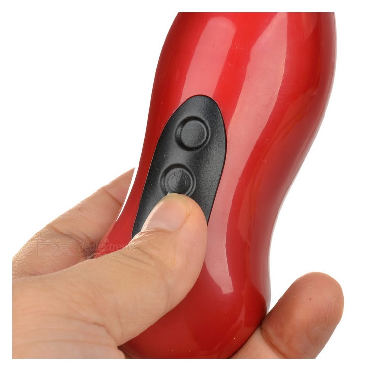 Handheld Electric Coffee Milk Frother Eggbeater - Red-3