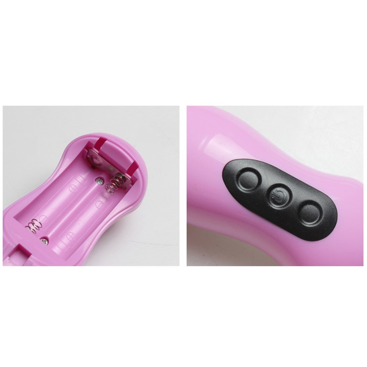 Handheld Electric Cream Coffee Milk Frother Egg Whip Mixer - Pink-3