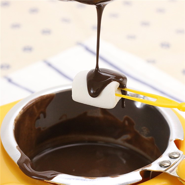 Chocolate Candy Melting Pot Universal DIY Chocolate Boiler - Yellow / EU Plug-2