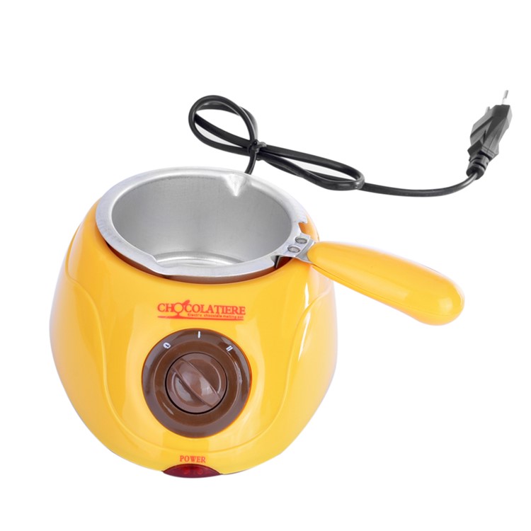 Chocolate Candy Melting Pot Universal DIY Chocolate Boiler - Yellow / EU Plug-5