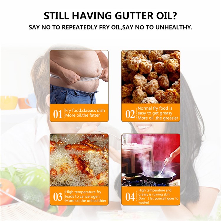 Air Fryer Household Circulation Fume Free Nonstick Frying Pan Intelligent Mobile - Black / UK Plug-3