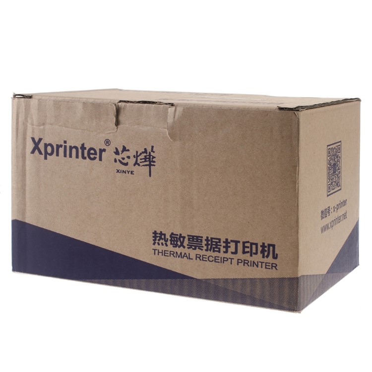 XPRINTER XP-58IIH Máquina de Impresión de Impresión de Recibo Termal POS de 58 mm USB - Enchufe de la ue-8