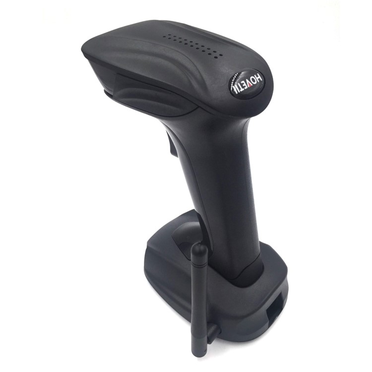 HY2440 433Mhz Wireless Socket 2D Barcode Reader - Black-10
