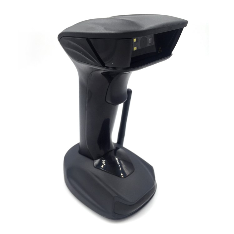 HY2440 433Mhz Wireless Socket 2D Barcode Reader - Black-12