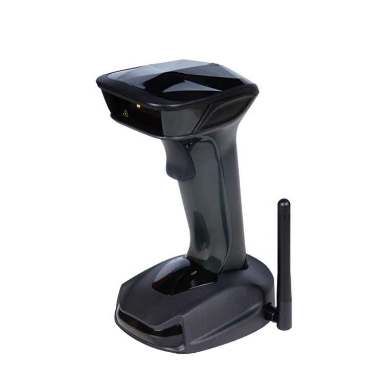 HY2440 433Mhz Wireless Socket 2D Barcode Reader - Black-13