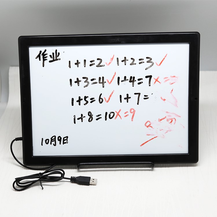 SC-K3324 Dual-use Kids Drawing Board Lighted Writing Pad USB Powered Graphics Board-5