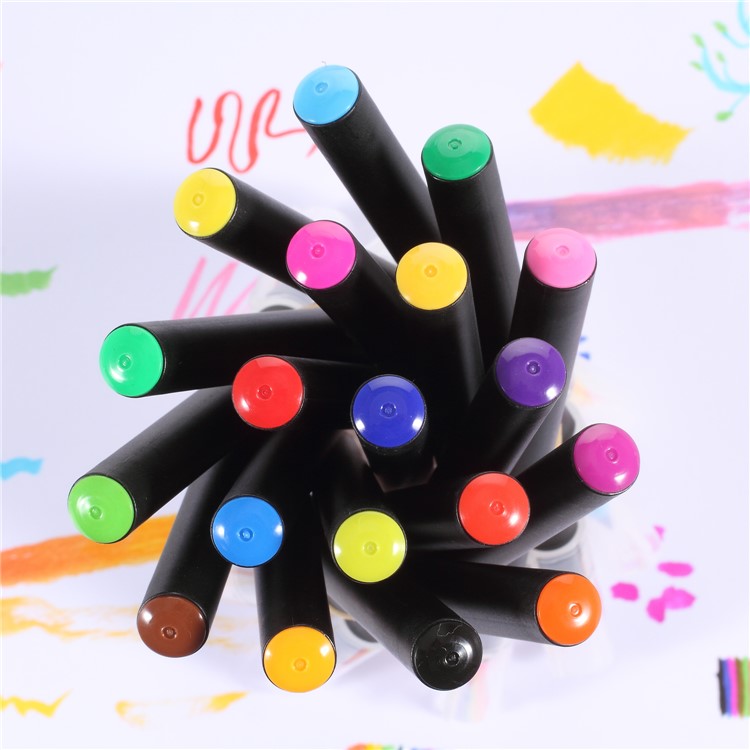 20Colors/Set Watercolor Brush Pens Soft Flexible Tip Water Color Painting Markers-6