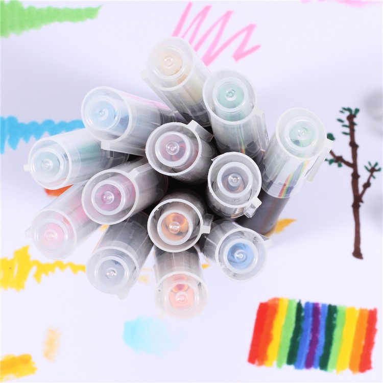 20Colors/Set Watercolor Brush Pens Soft Flexible Tip Water Color Painting Markers-7