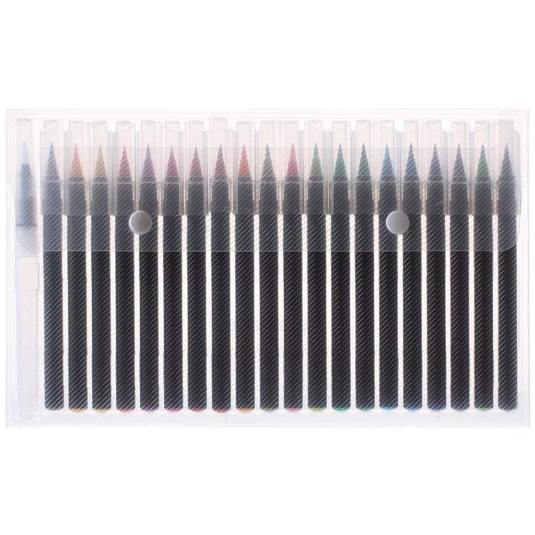 20Colors/Set Watercolor Brush Pens Soft Flexible Tip Water Color Painting Markers-9