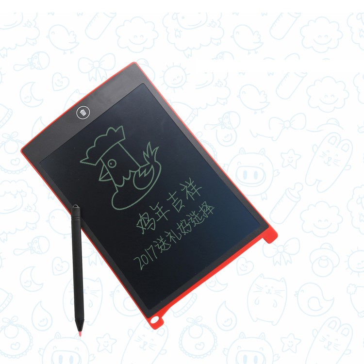 Portable 8.5 Inch Digital LCD Drawing Writing Board Tablet with Pen - Red-1
