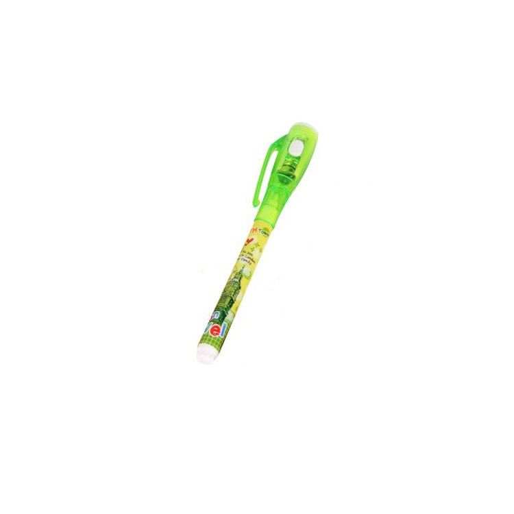 Invisible Ink Pen, Spy Pen Secret Message Writer with UV Light Magic Marker for Drawing Fun - Random-5