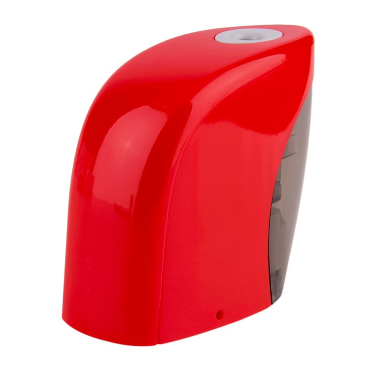 Battery Powered Electric Pencil Sharpener - Red-2